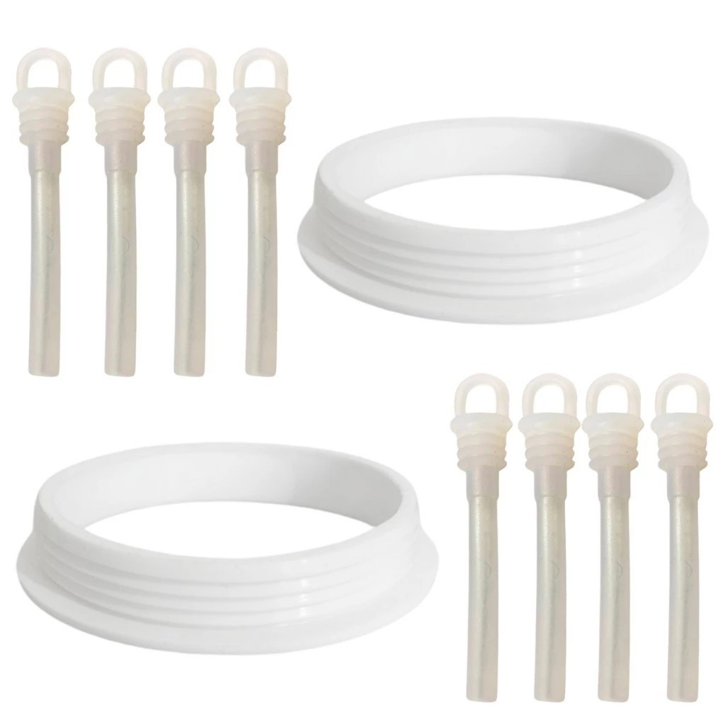 Kit 8 Chupeta + 2 Gaxeta Em Silicone Refresqueira Venâncio