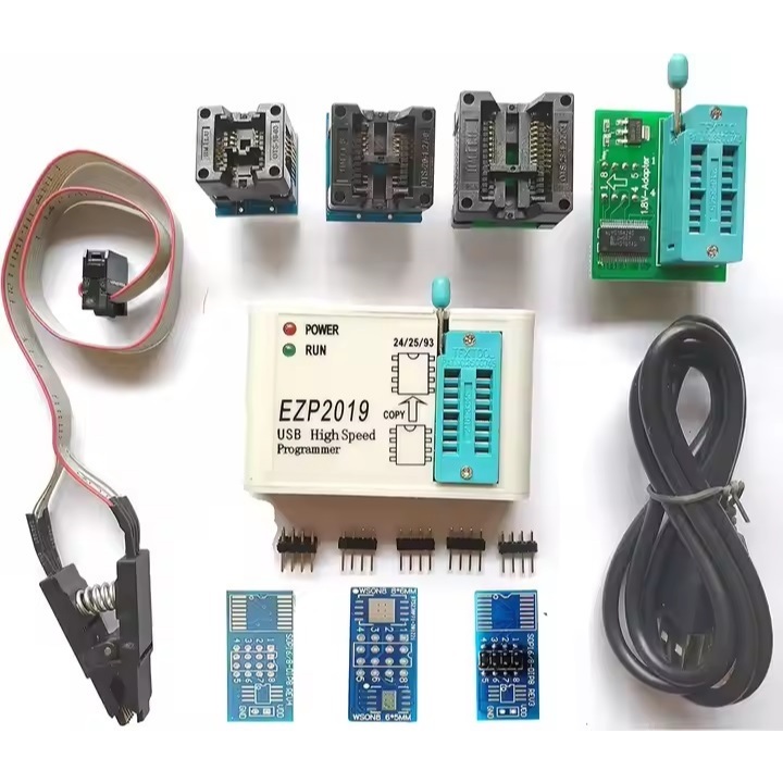Gravador Eprom Flash Bios Soic8150/200/300 Mil, Pinça Ezp