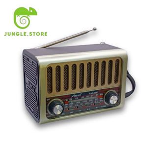 Rádio Retrô bluetooth Caixa de Som Portátil Carregamento USB em Oferta na Shopee