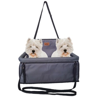 Assento Cadeirinha Cadeira Pet Carro Para 2 Cachorros ou Gatos Juntos Ate 15kg Transporte Viagem em Oferta na Shopee