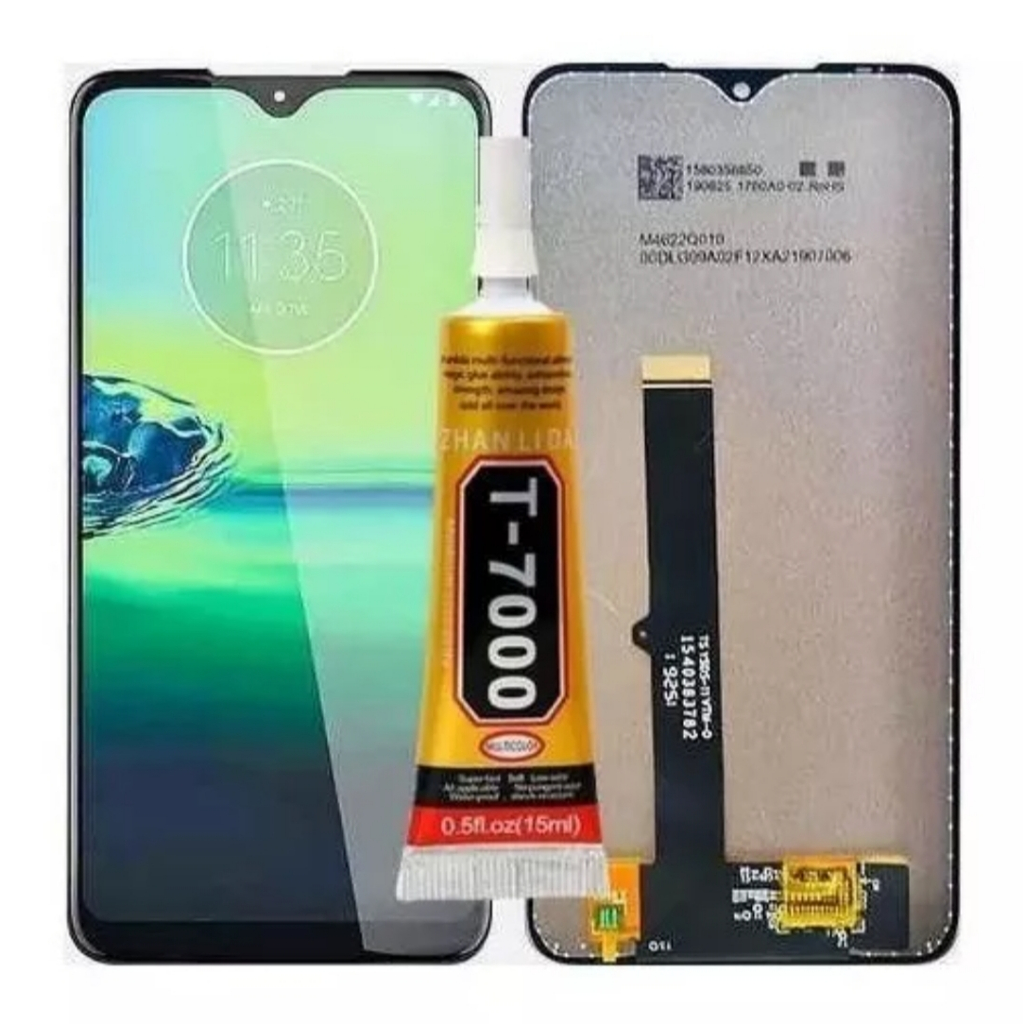 Tela Frontal Display touch Compatível Com Moto G8 Play Xt2015 incell + cola