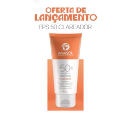 Protetor Solar Facial Anasol CLAREADOR FPS 50 Toque Seco - 60g