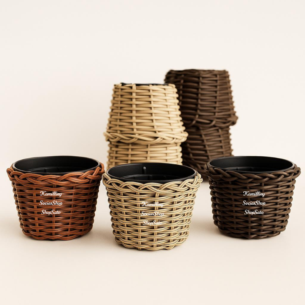 Vaso Fibra Sintética Marrom Para Orquídea Cymbidium, Plantas e Suculentas PT11 em Oferta na Shopee