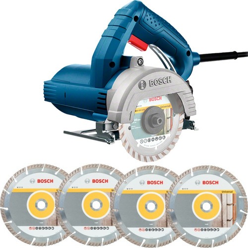 Kit Serra Mármore Bosch GDC 150 110V + 4 Discos Diamantados em Oferta na Shopee