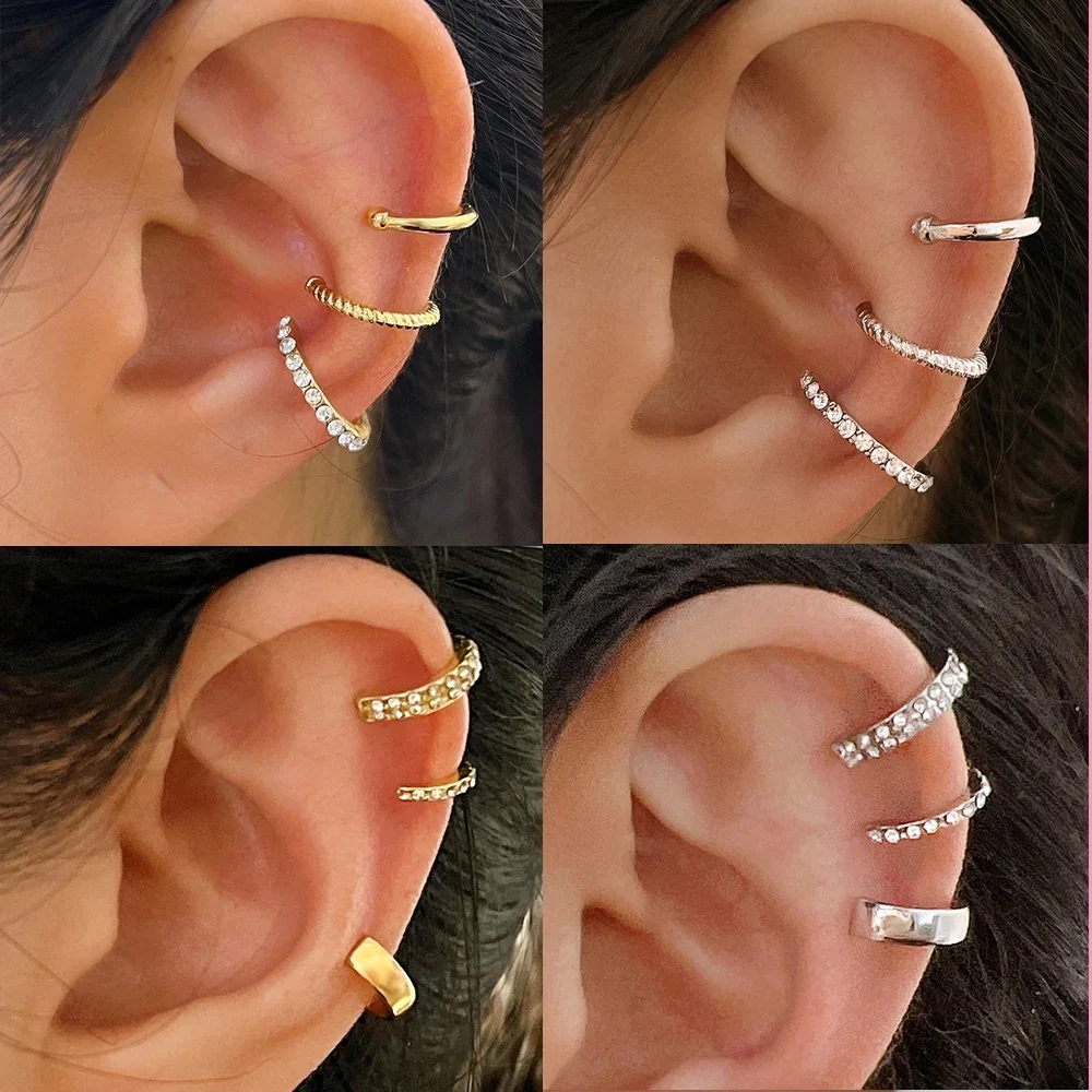 Piercing de Orelha Dourado - Comprar com Melhor Preço em Anéis
