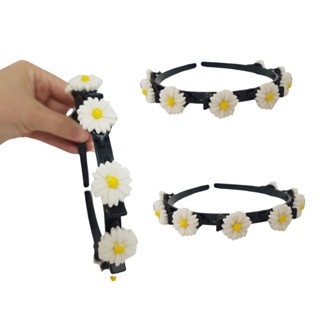 Acessórios Cabelo Crianças Meninas Tiara Presilha Flor Branca em Oferta na Shopee