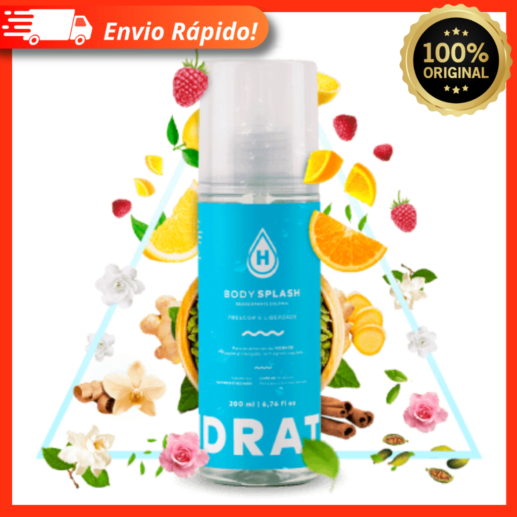Body Splash Hidratei 200ml - Pele Suave e Perfumada