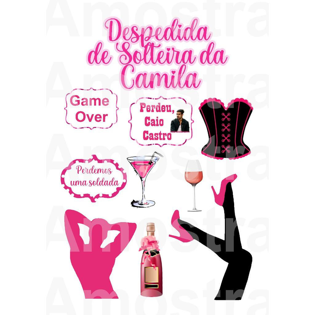 Topo de Bolo Despedida de Solteira - Comprar com Melhor Preço em Padaria