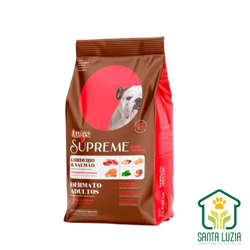 Quatree Supreme dermato 3kg em Oferta na Shopee