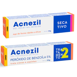 Acnezil gel Secativo 10g e Tratamento 20g