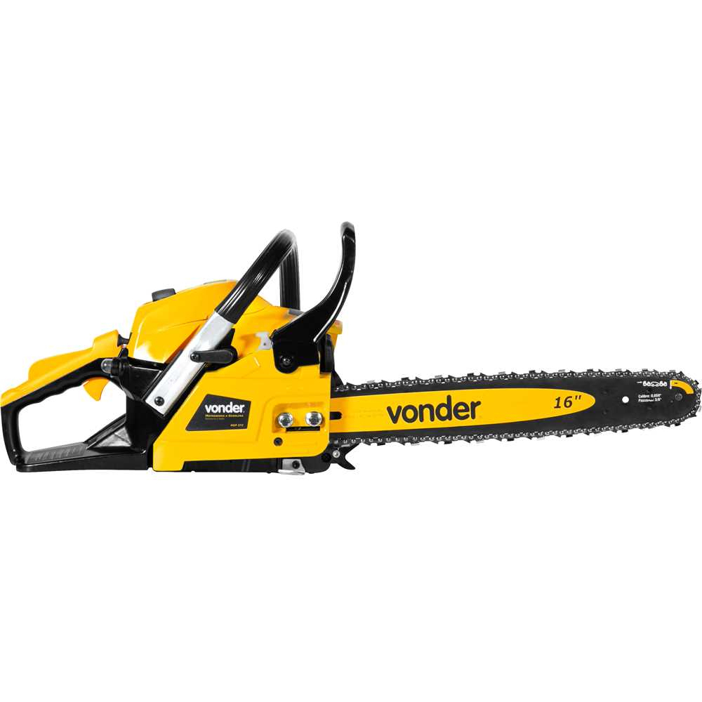 Motosserra a Gasolina Vonder 37cc 1.9hp Sabre 16" Antivibração Poda e Corte de Lenha