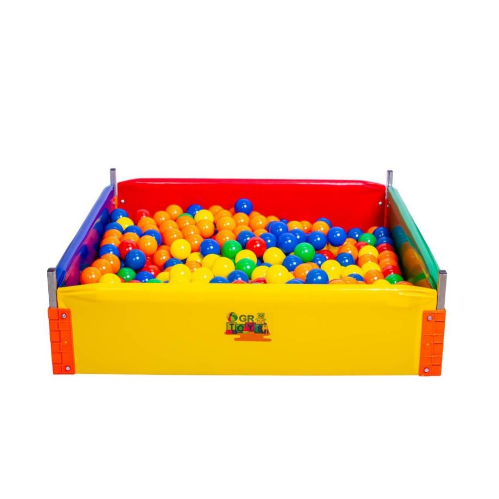 Cercado para Piscina de Bolinhas – 1x1m, Colorido