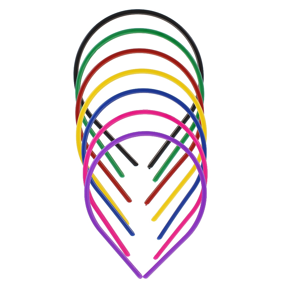 Kit 12/24/36/48 Tiaras Plástico Atacado Arquinho Arco Para Cabelo