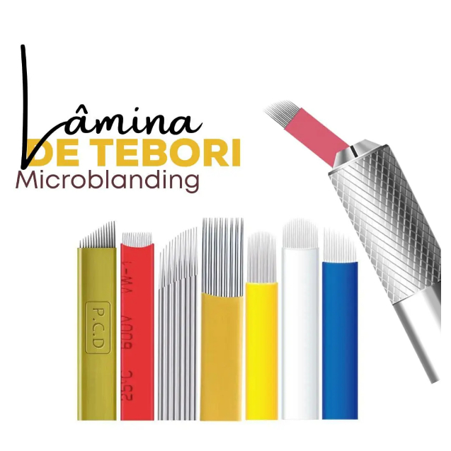 Kit Lâminas de Tebori para Microblanding Flex Nano Hard Circular