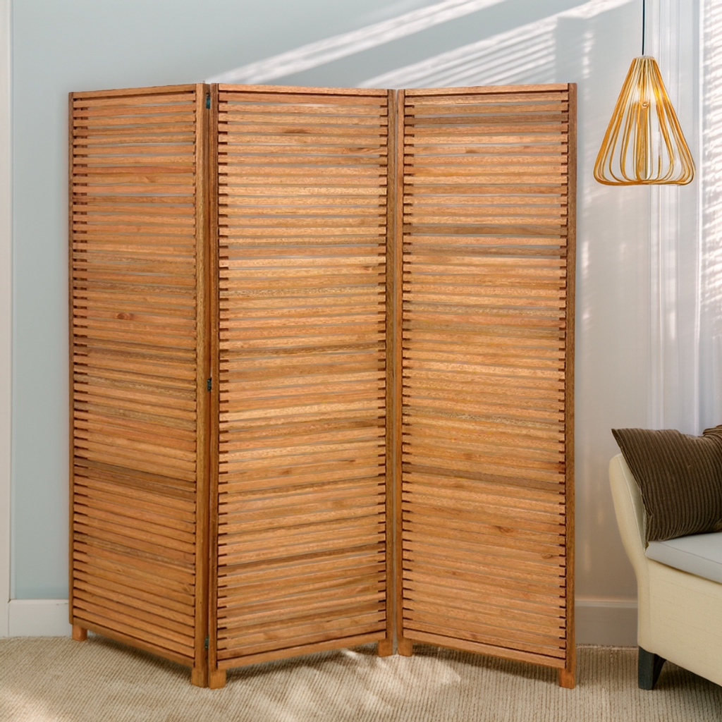 Biombo de Madeira Ripado: Onde Comprar | BuscaProdutos