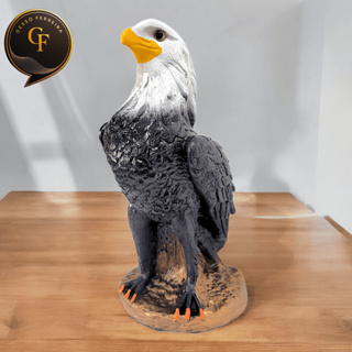 Gavião Decorativo Águia Gesso Espanta Pombos Decoração Casa Jardim Estatua Enfeite Estatueta em Oferta na Shopee