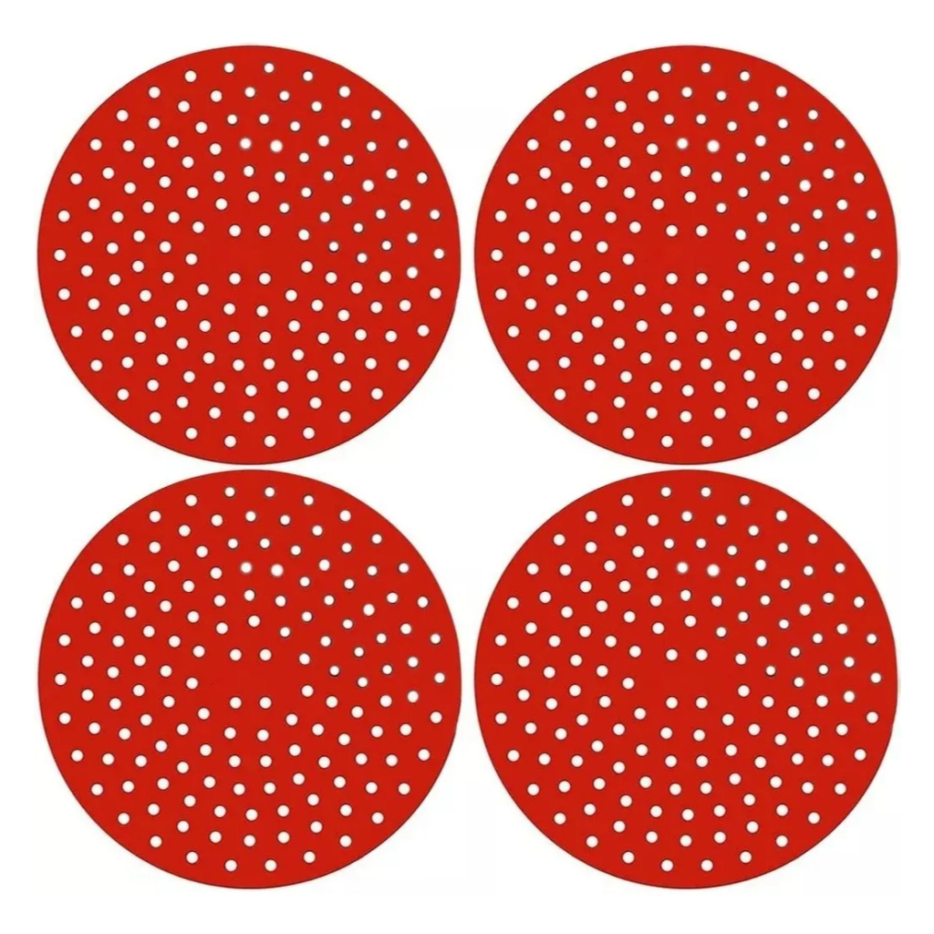 Kit com 4 Tapete de silicone Almofada Protetora  Para Fogão Cooktop fogão de  Indução para Air Fryer