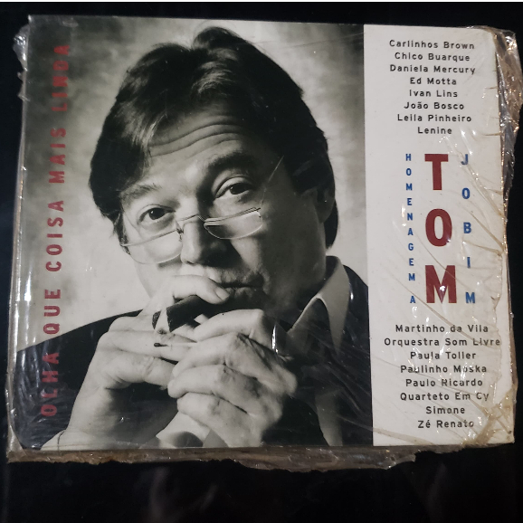 TOM JOBIM - OLHA QUE COISA MAIS LINDA - HOMENAGEM A TOM JOBIM - NOVO LACRADO - 20 REAIS