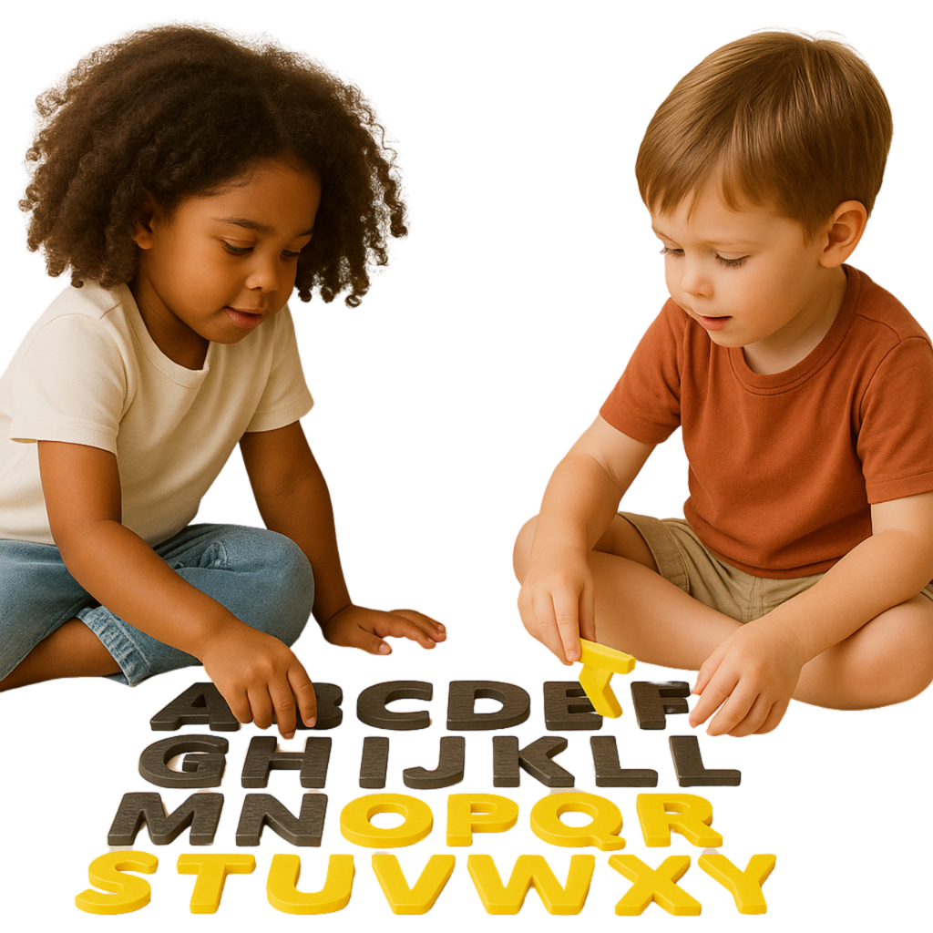 Alfabeto Letras Educativo Peças Infantis - De Eva Com 25 Letras Brinquedo .