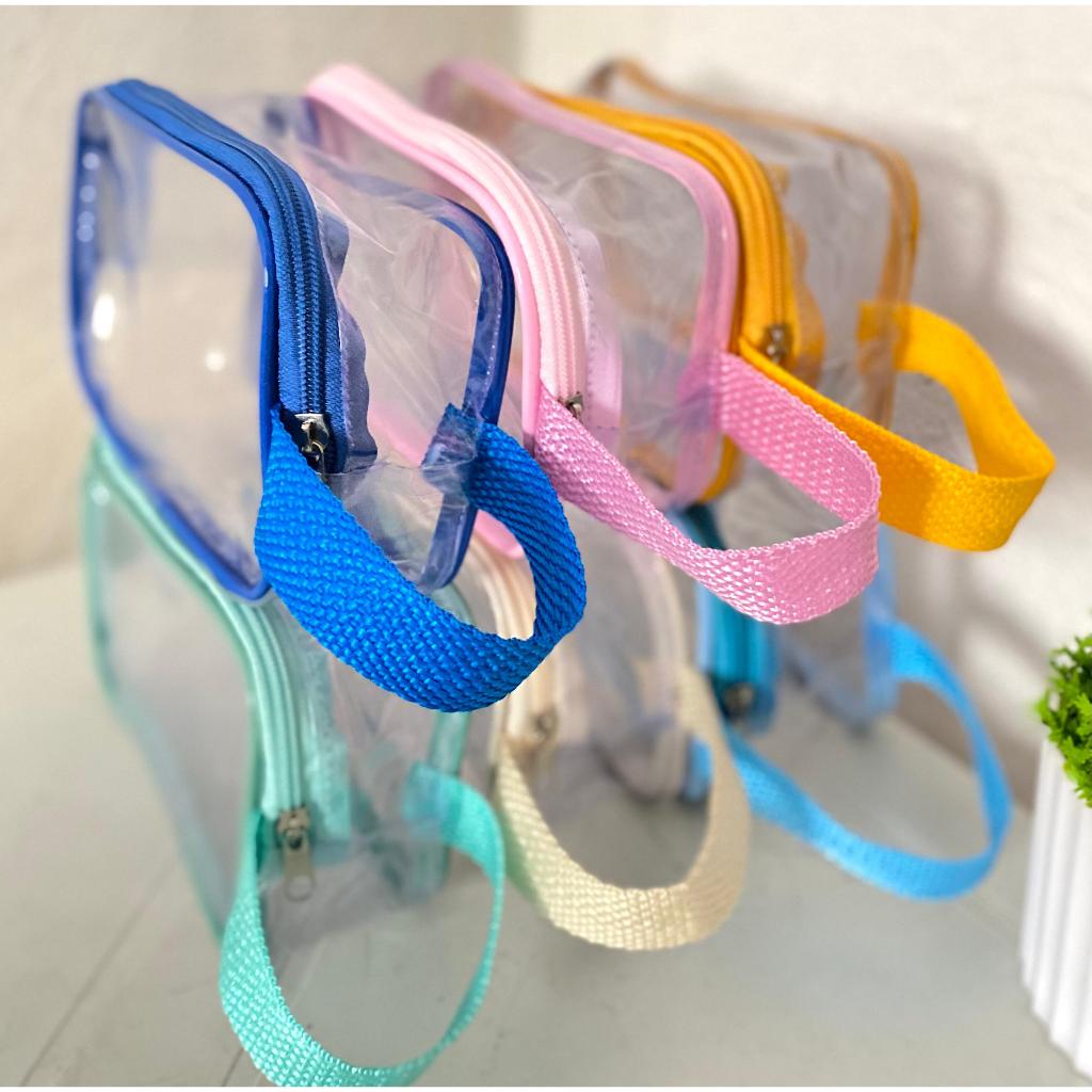 10 Necessaires estojos transparente brinde lembrancinha festa em Oferta na Shopee