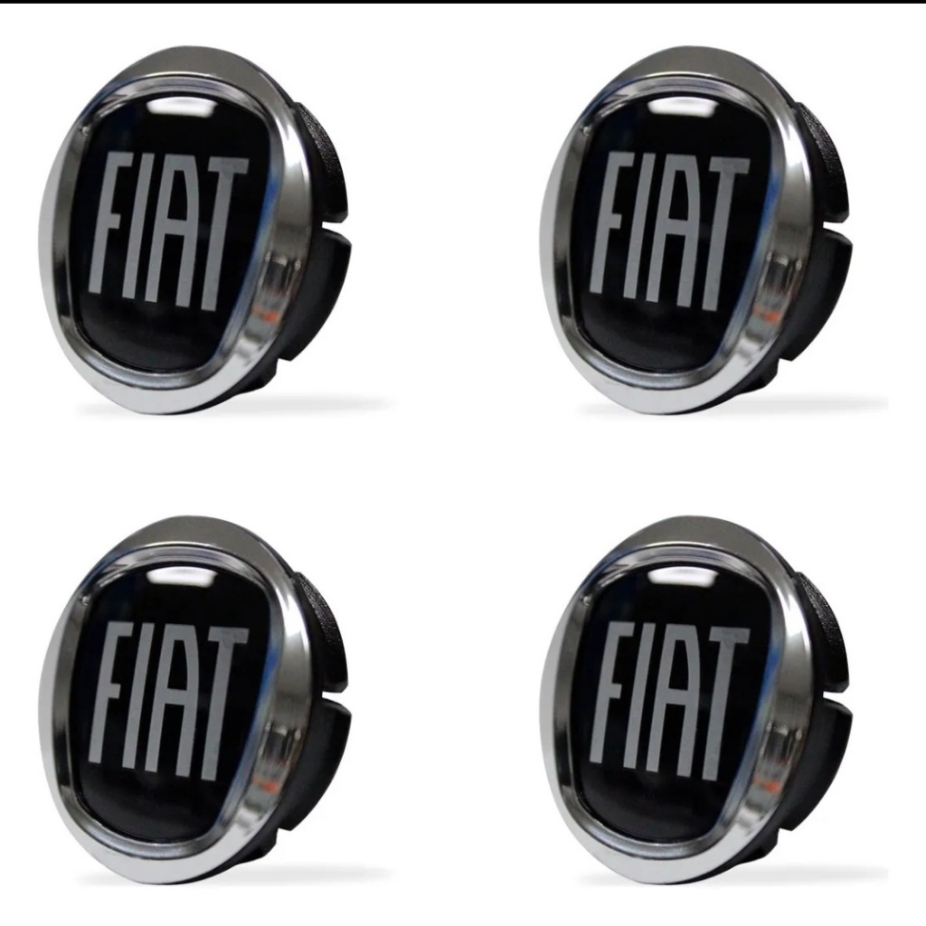 Kit Calotinha Centro Meio Roda Fiat Palio Punto Strada 49,6 mm Blackmotion