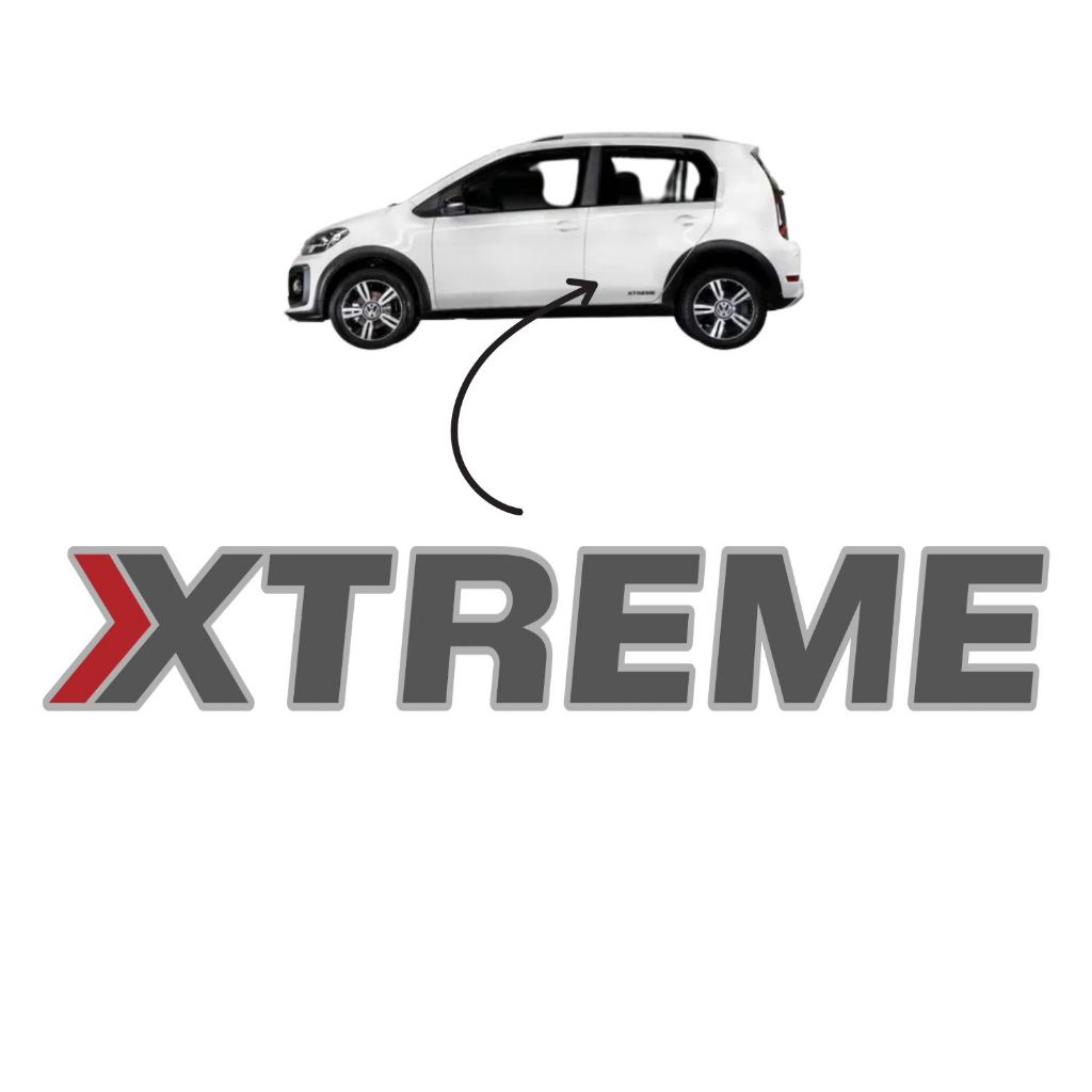 Emblema adesivo XTREME - UP! 19/20 em Oferta na Shopee