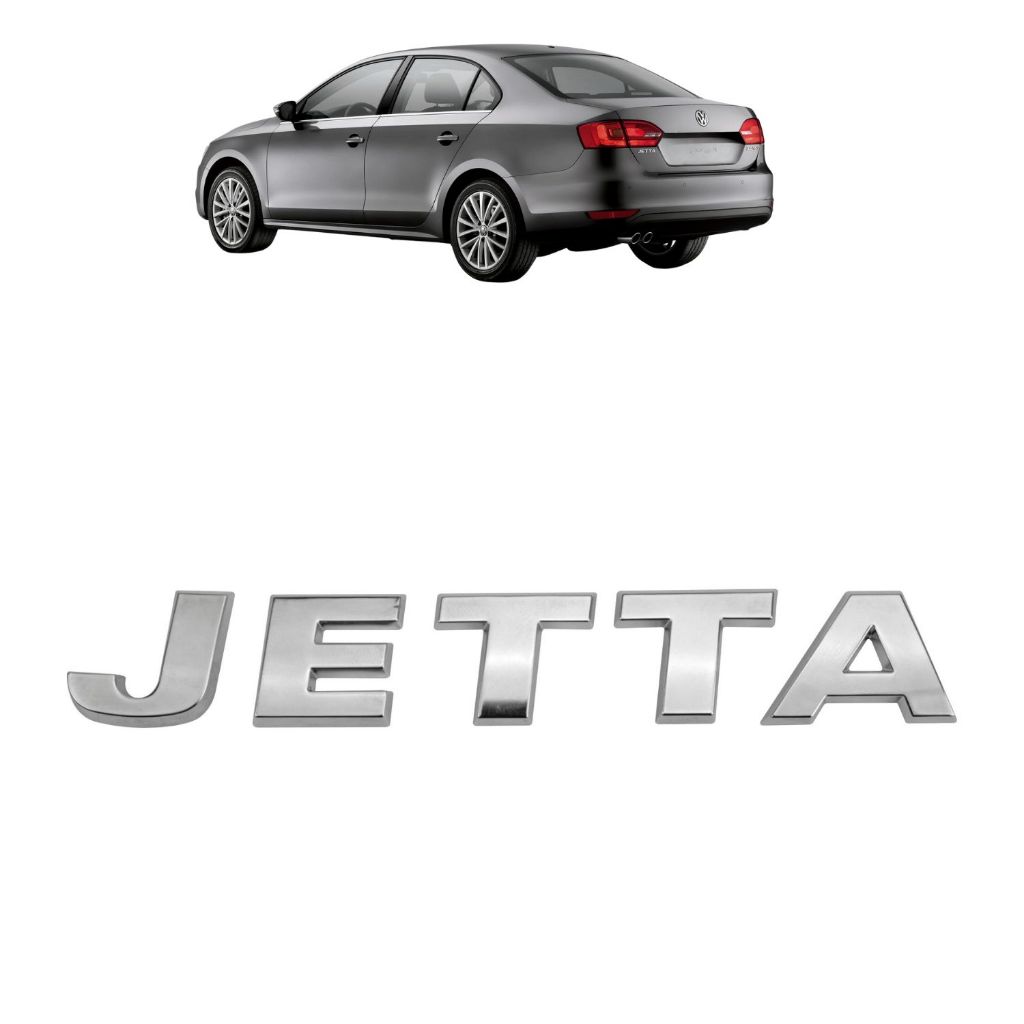 Emblema Letreiro JETTA 2010 a 2014 Preto ou cromada