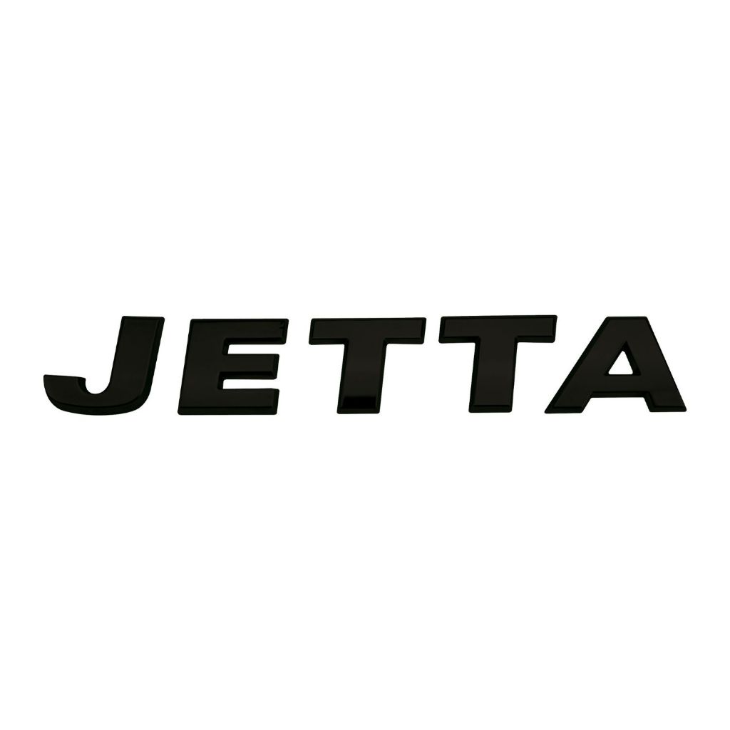 Emblema Letreiro JETTA 2010 a 2014 Preto ou cromada — imagem 2 de 2