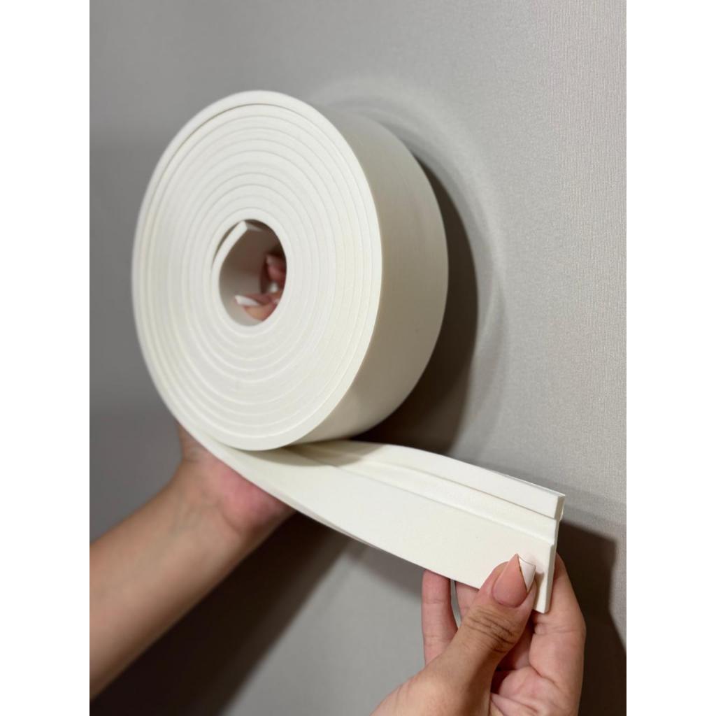 Rodateto Frisado Eva Autocolante 5cm - 5 Metros (espessura 5mm) em Oferta na Shopee