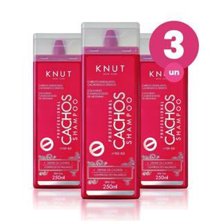Kit 3 Shampoo Knut Cachos 250ml em Oferta na Shopee