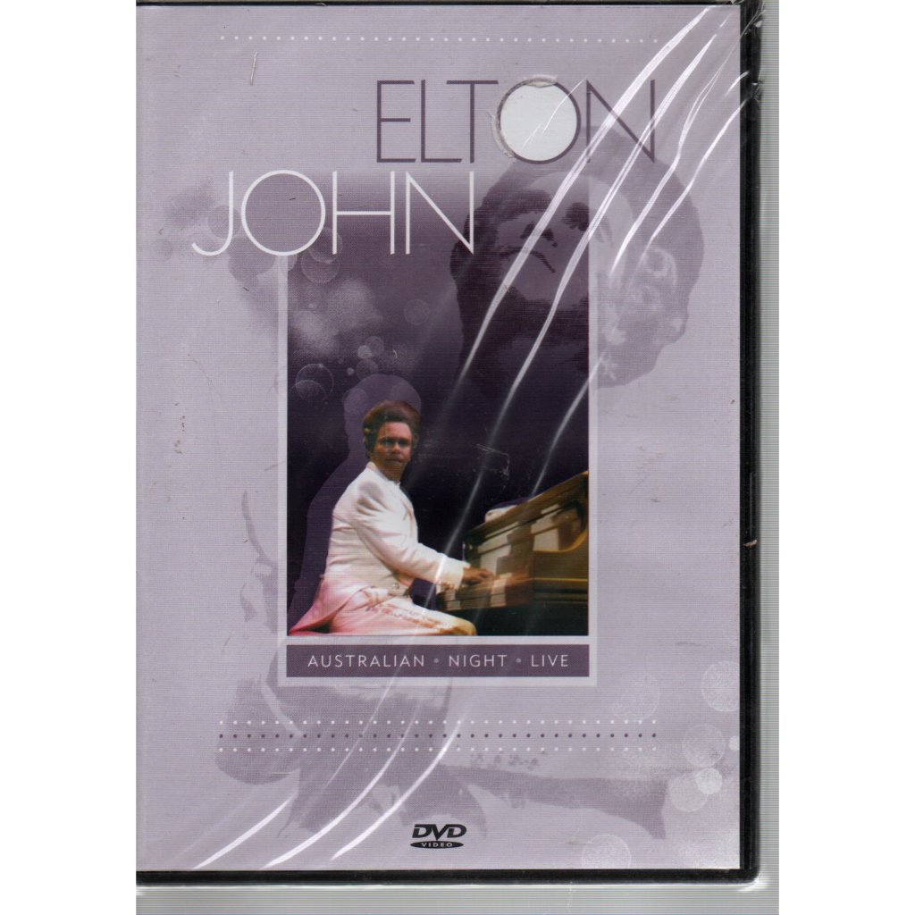 DVD ELTON JHON - AUSTRALIAN NIGHT LIVE ( LACRADO )