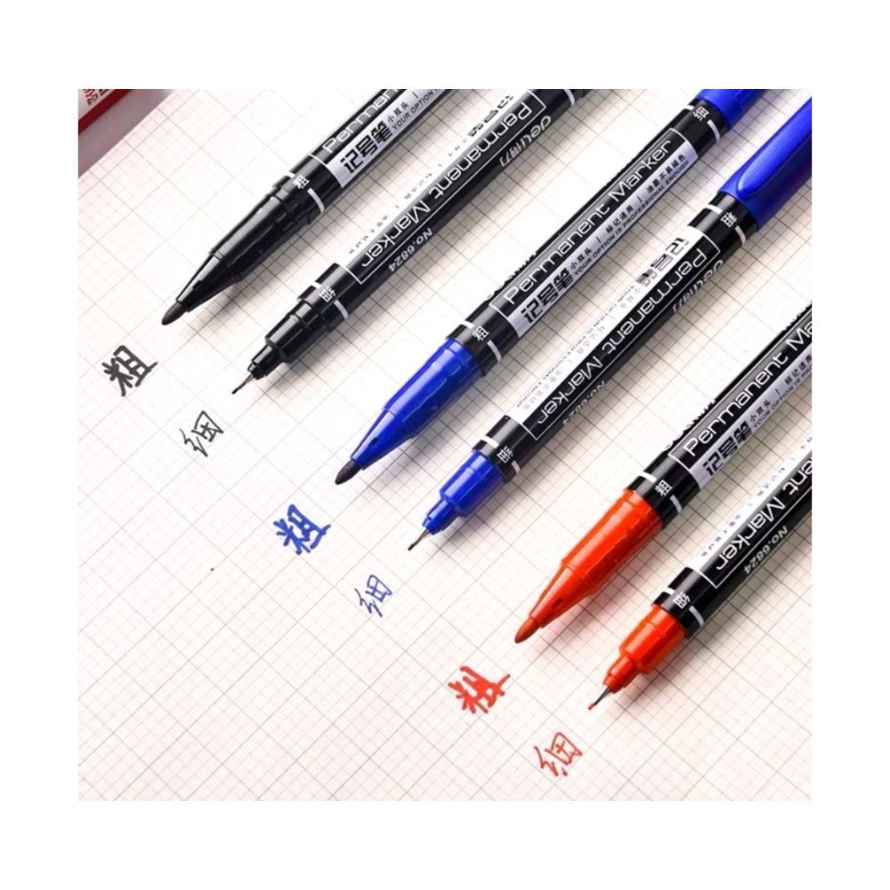 Caneta permanente para cd, artesanato, costura etc. kit com 3 em Oferta na Shopee