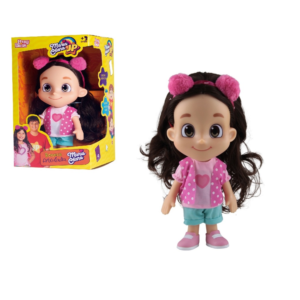 Boneca Youtuber Maria Clara Articulada 25cm - Novabrink 1040 em Oferta na Shopee