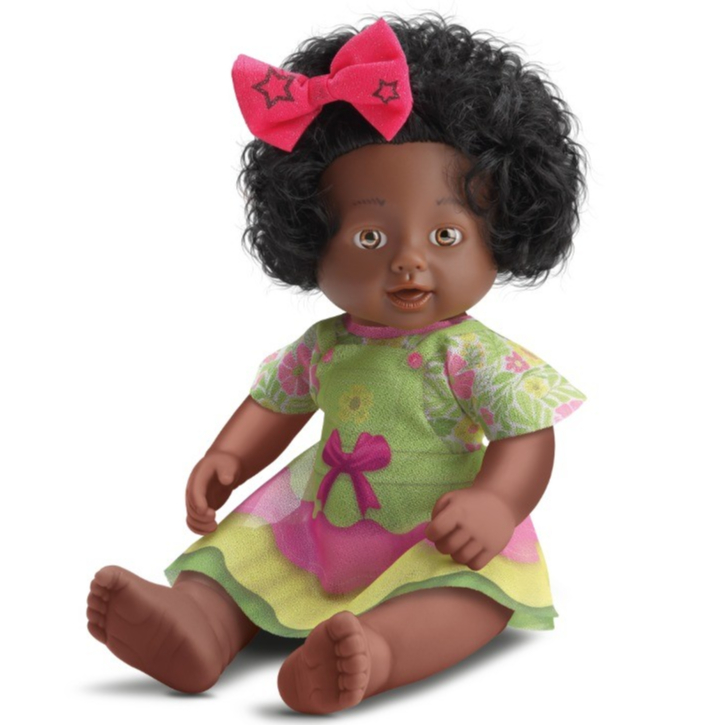 Boneca Negra Rubbie Bee Charmosa Com Cabelo Menina - Envio Imediato -