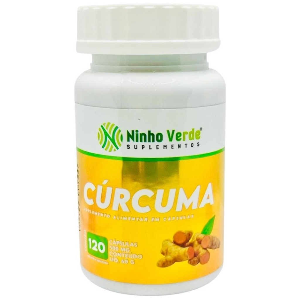 Cúrcuma 100% Puro 120 Cápsulas - Ninho Verde em Oferta na Shopee