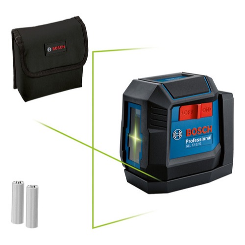 Nivel A Laser Bosch GLL 12-22 G c/ 2 Linhas Verdes 12 Metros