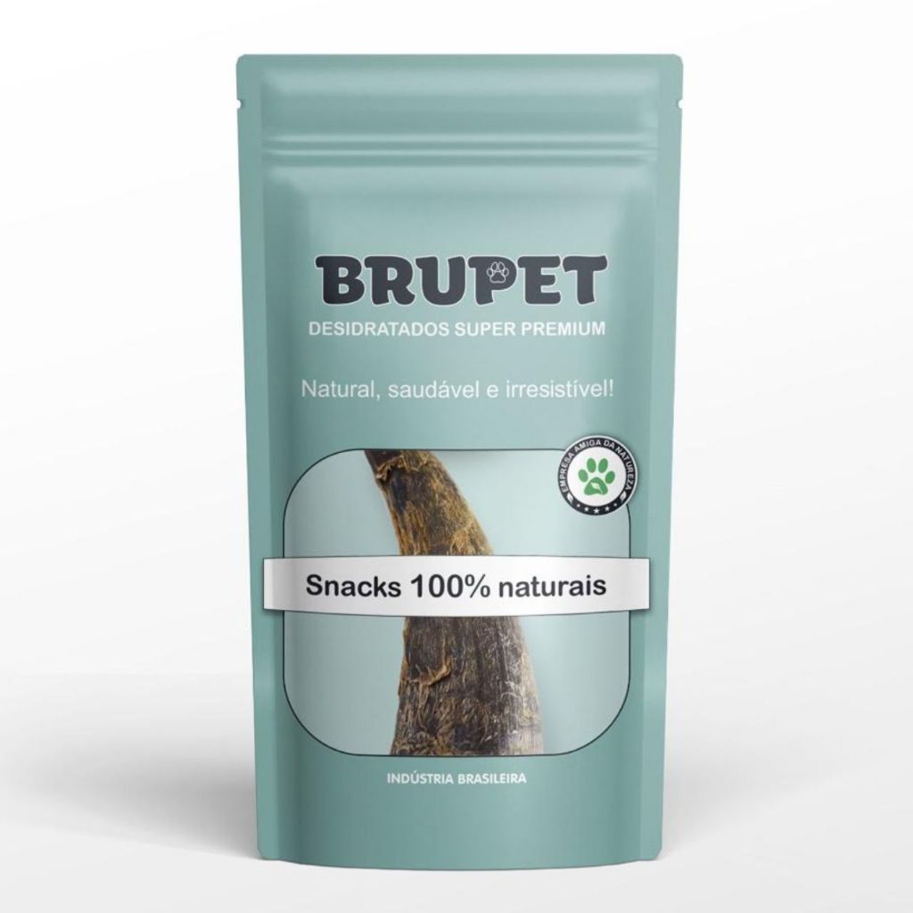 Chifre Bovino Petisco 100% Natural para Cães Brupet 5 unidades
