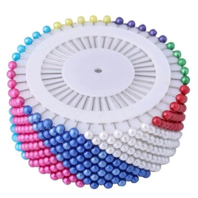 Alfinete de costura colorido com 480 pinos em Oferta na Shopee