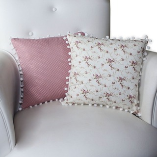 Kit 02 Almofadas Decorativas Cheias 100% Algodão em Oferta na Shopee