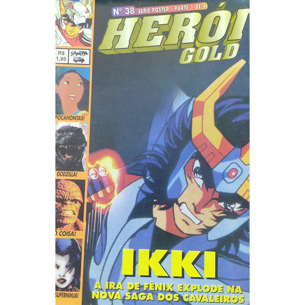 Herói Gold - Ikki - A Ira De Fênix Explode Na Nova Saga Dos Cavaleiros - N°38
