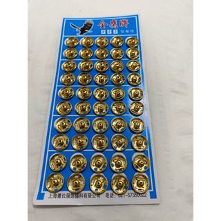 Colchete Pressão Dourado Latão - Promoção em Oferta na Shopee