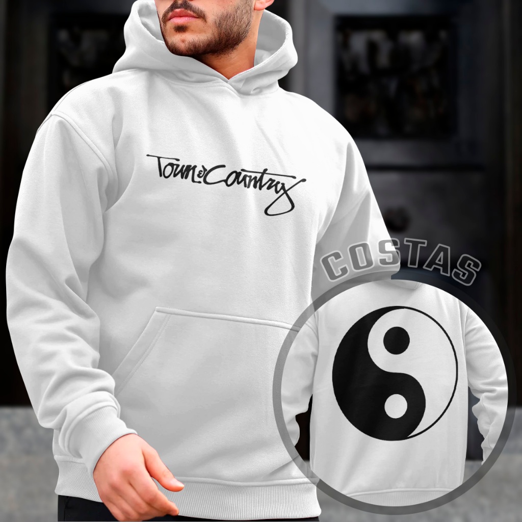 Casaco Com Capuz TONY YING YANG unissex