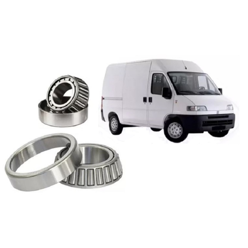 Kit 2 Rolamentos p/ 1(UMA) Roda Traseira Fiat Ducato Citreon Jumper Peugeot Boxer 97 98 99 00 01 02 c/ Roda aro 15