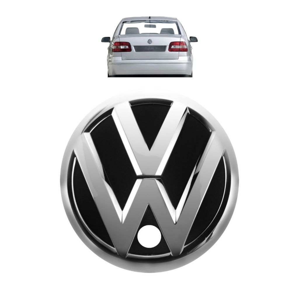 Emblema Porta Mala Polo Sedan 2003 a 2014 Emblema VW