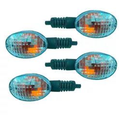 Pisca Seta Moto Gvs Xt 660 Cristal Com Lâmpada 4 Unidades