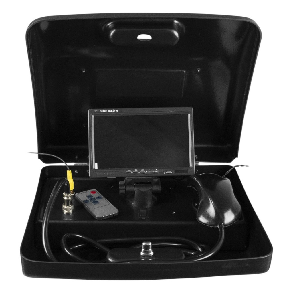 Video Microscópio Zoom 250x Com Monitor e Maleta Análise De Couro Cabeludo Estética Estek