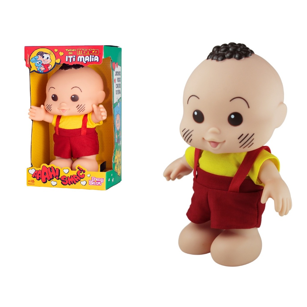 Boneco Iti Malia Cascão Turma da Mônica 24cm - Novabrink 1023