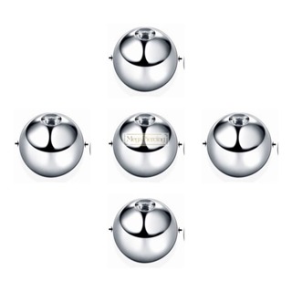 Kit 5 Bolinha Piercing Aço Cirúrgico Fecho Rosca 1.2mm em Oferta na Shopee