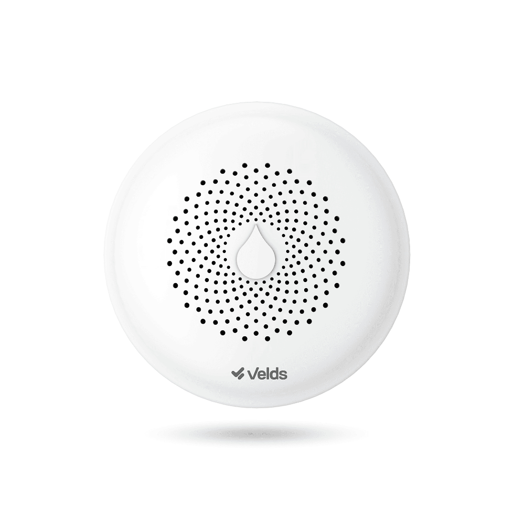 Detector Vazamento De Água Wifi Velds, C/ Alarme Sonoro e Notificações via App,