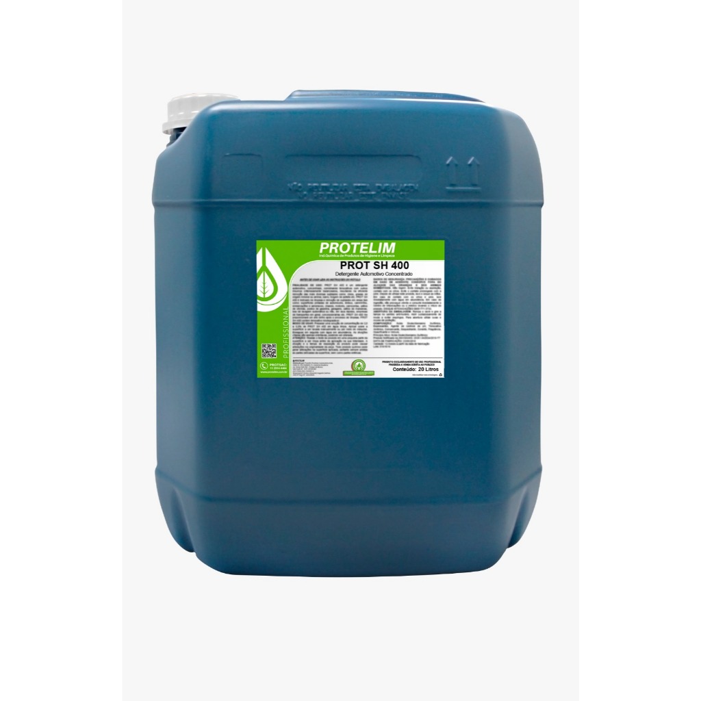 Prot Sh400 Protelim Shampoo Automotivo Ph Neutro  Super Concentrado Galão 20 Litros